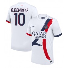 Paris Saint-Germain Ousmane Dembele #10 Bortedrakt 2024-25 Kortermet